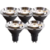 LUEDD Set van 5 GU10 LED lamp AR70 6W 475 lm 3000K