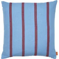 Ferm Living Grand kussen 50x50 cm Faded blue-burgundy