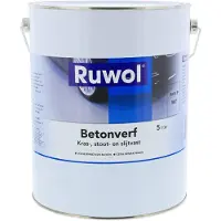 Ruwol Betonverf Standaard Wit 5 liter