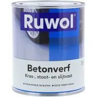 Ruwol Betonverf Standaard Wit 750 ml