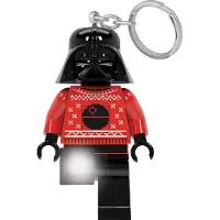 LEGO Darth Vader in kersttrui sleutellampje