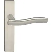 Impresso Deurkruk - Chester - Voor binnen - Vierkant deurschild - RVS - 2 stuks