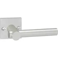 Impresso Deurkruk Dover Aluminium op vierkant rozet