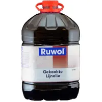 Ruwol Gekookte Lijnolie 5 liter