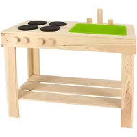 Esschert Design Modderkeuken Bruin bruin Hout Esschert Design Zandbak