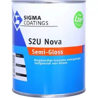 Sigma S2U Nova Semi-Gloss | Halfglans Lakverf Binnen 1 LTR - Kleur|1|2