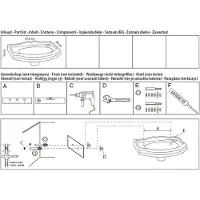 Differnz Oxford fontein 37.5x28x14cm keramiek wit