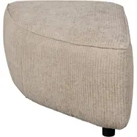Zuiver Hunter Bank Rond Hoek Links Element - Sand