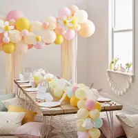 Ginger Ray Ballonnenslinger madeliefjes met 70 ballonnen