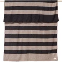 Form & Refine Aymara deken 130x190 cm Ribbon Beige-black