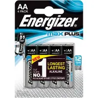 Energizer MAX PLUS AA batterijen, 4 stuks