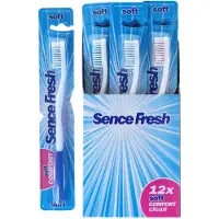 Sence 12x Sence Tandenborstels Fresh Soft Comfort Clean 12 stuks