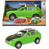 Toi-Toys Speelgoed Auto met Surfboard - Groen