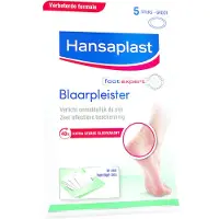 Hansaplast Blaarpleister Groot - 5 Stuks