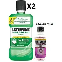 Listerine Mondwater Voordeelverpakking + Gratis Mini - 2x 500ml + 95ml