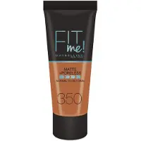 Maybelline Fit Me Matte Poreless Liquide Foundation 350 Caramel - 30ml