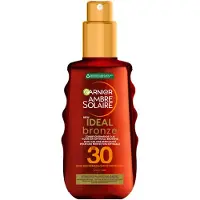 Garnier 3x Ambre Solaire Ideal Bronze Beschermende Zonneolie Spf 30 150 Ml