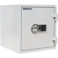 Rottner brandwerende kluis Fire Safe 40, 18 l, S2, brandbeveiliging tot 30 min, elektronisch slot, staal, lichtgrijs