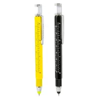 Kikkerland 7-in-1 Gadget Pen - Bevat 7 functionaliteiten - Handig voor onderweg