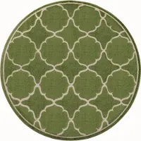 Muratap Berlin outdoor vloerkleed binnen en buiten laagpolig tapijt tuin - 200 cm rond