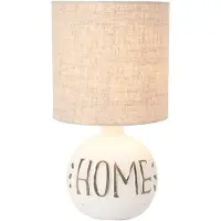 TRIO Lampenkap tafellamp Esna Home 16cm grijs