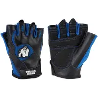 Gorilla wear Mitchell Training Gloves - Fitness Handschoenen - Zwart/Blauw - 3XL