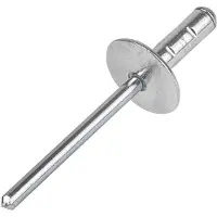 Kippers Rijssen Blindklinknagel | klinknagelschacht d x l 4 x 10 mm K12 | aluminium / staal | 500 stuks - 1433829 1433829