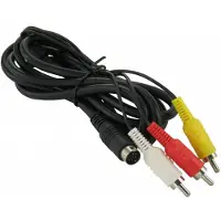 Dolphix Composiet AV kabel voor SEGA Mega Drive 2, Genesis 2 en Genesis 3 - 1,5 meter