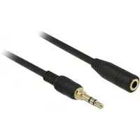 DeLOCK Klinkenverlängerungskabel 3,5 mm 3 Pin Stec