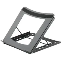 Deltaco Delo-0200, Notebookstandaard, Zwart