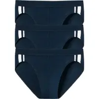 Schiesser Slip 'Rio' donkerblauw / wit