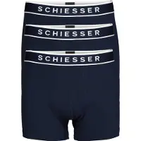 Schiesser Boxershorts donkerblauw / wit