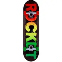 Rocket Skateboards Rocket Skateboard Rasta Fade 8.0