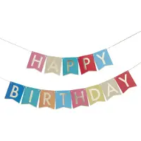 My Dream Day Letterbanner 'Happy Birthday' Multicolor - 170 cm