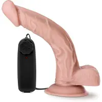 Blush Novelties Dr. Skin - Dr. Sean Vibrator Met Zuignap 20 cm - Vanilla
