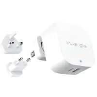 Innergie ADP-45HW TRC - Binnen - AC - DC - 20 V - 1,3 A - Wit (45 W, Snel opladen), USB-lader, Wit