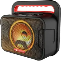 Motorola Sound Draadloze Speaker - ROKR 810 - 40 Watt - Zwart - Bluetooth 5.0 - LED - Karaoke Microfoon - Waterproof