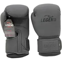 Legend Sports Bokshandschoenen Legend Power Heren/Dames Mat Zwart Leer
