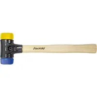 Wiha Kunststof hamer Safety | middelzacht/hard | met hickorysteel | rond-slagkop | 50 mm - 26655 - 26655