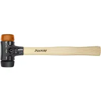 Wiha Kunststof hamer Safety | middelzacht/hard | met hickorysteel | rond-slagkop | 50 mm - 26613 - 26613