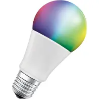 Ledvance 00217481, Slimme lamp, Wi-Fi, Meerkleurig, Roestvrij staal, Wit, E27, Serie A, Koel wit, Warm wit