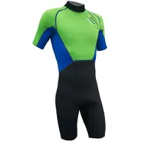 Seland Ari 2.5 Mm Junior Short Sleeve Shorty Groen,Grijs 24 Months Jongen