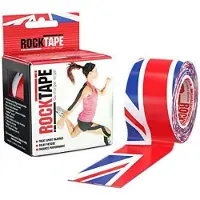 Rock Tape Standard 5 Cmx5m Kinesiology Tape Rood,Wit,Blauw
