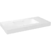 Storke Mata High enkele wastafel matte Solid Surface 106 x 52 cm