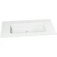 Storke Mata enkele wastafel matte Solid Surface 80 x 40 cm