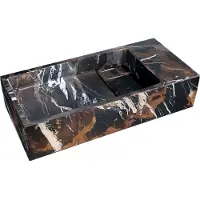 Balmani Mood fonteintje 45 x 20 cm Portoro Gold marmer