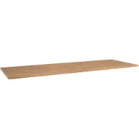 Storke Panton enkel of dubbel wastafelblad ruwe eiken melamine 150 x 52 cm