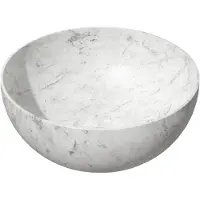Balmani Bari XS waskom Carrara marmer rond Ø 22 cm