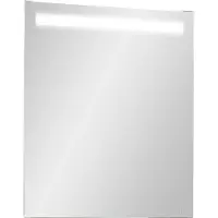 Storke Lucio rechthoekig badkamerspiegel 60 x 65 cm met spiegelverlichting en anti-damp