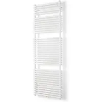 VIPERA Alegria dubbele handdoekradiator 60 x 180 cm centrale verwarming Glanzend Wit zij- en middenaansluiting 2010W